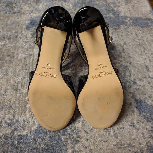 Jimmy Choo Ivette 90 Patent Sandal - Picture 6 of 6